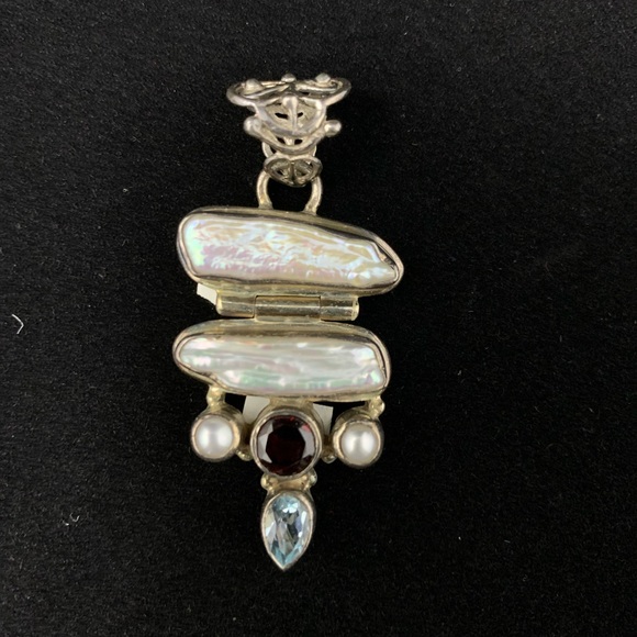 Pendant Biwaperal with sliver - Picture 1 of 1